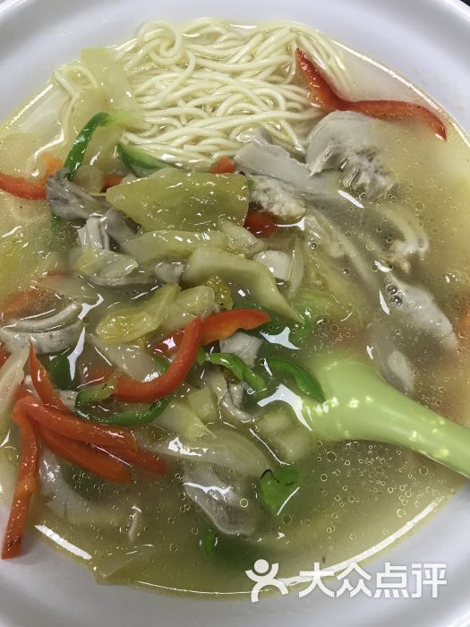 酸菜肚丝面