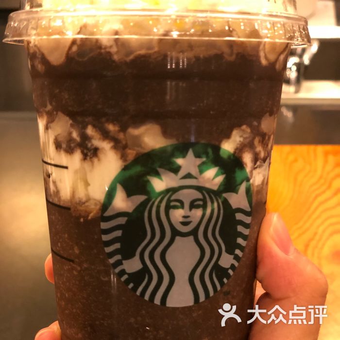 星巴克酷黑巧克力摩卡星冰乐图片-北京咖啡厅-大众点评网
