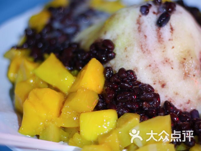 超级红豆芒果冰