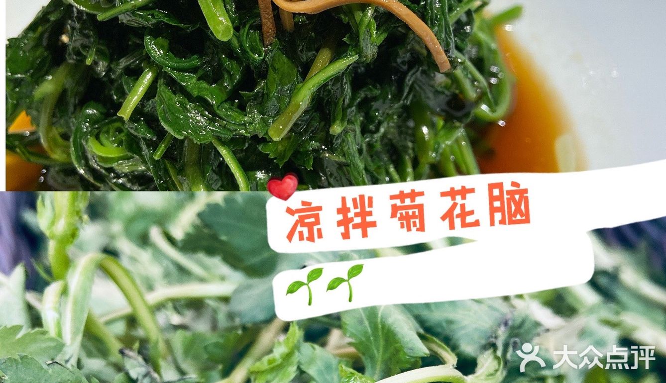 春之滋味凉拌菊花脑