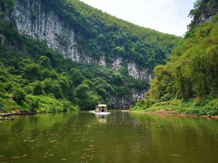 峡谷溶洞-"统景小三峡,不是巫山小三峡,这个是在统景.