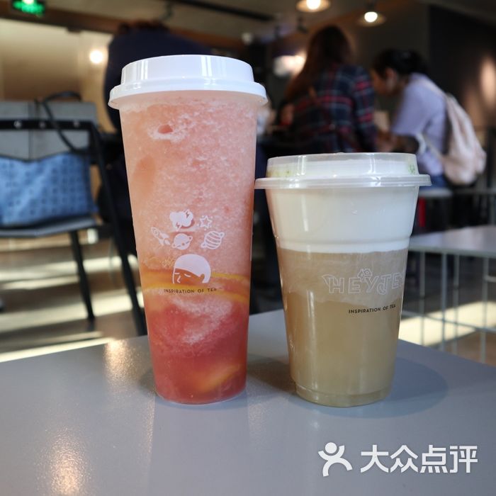 喜茶桃桃波波茶图片-北京甜品饮品-大众点评网