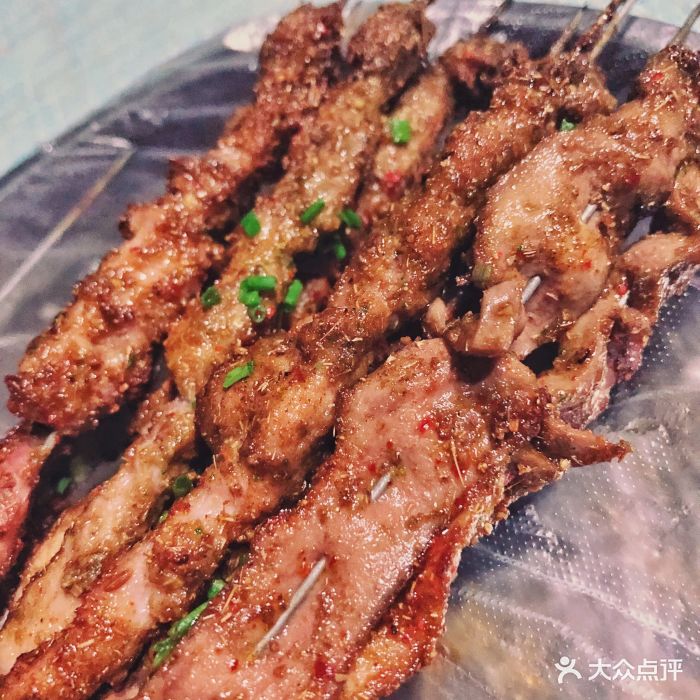 院子烧烤瘦肉图片