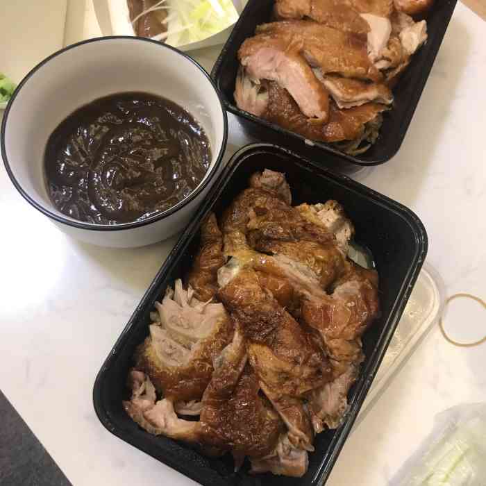 打分 太一般了点的外卖不是很推荐 其实是片皮鸭