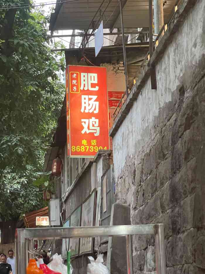 老院子肥肠鸡(小苑路店)-"地址:观音桥 不太好找环境:这家店是.