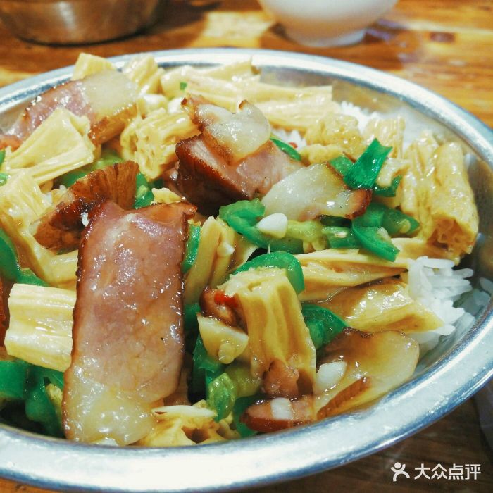 原味木桶饭腐竹腊肉饭图片 - 第5张