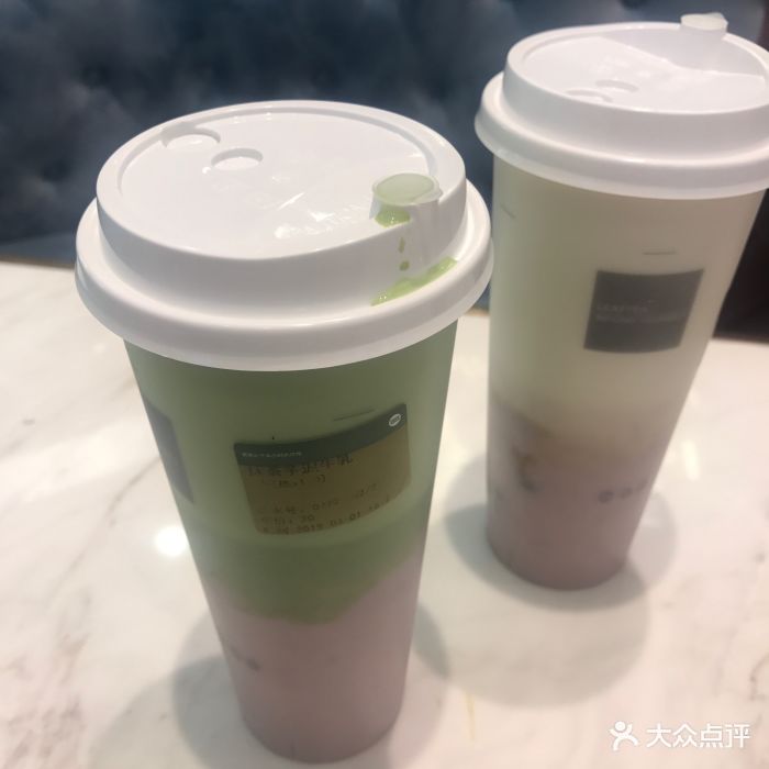 元叶丰茶(柏威年购物广场一店)抹茶芋泥牛乳图片