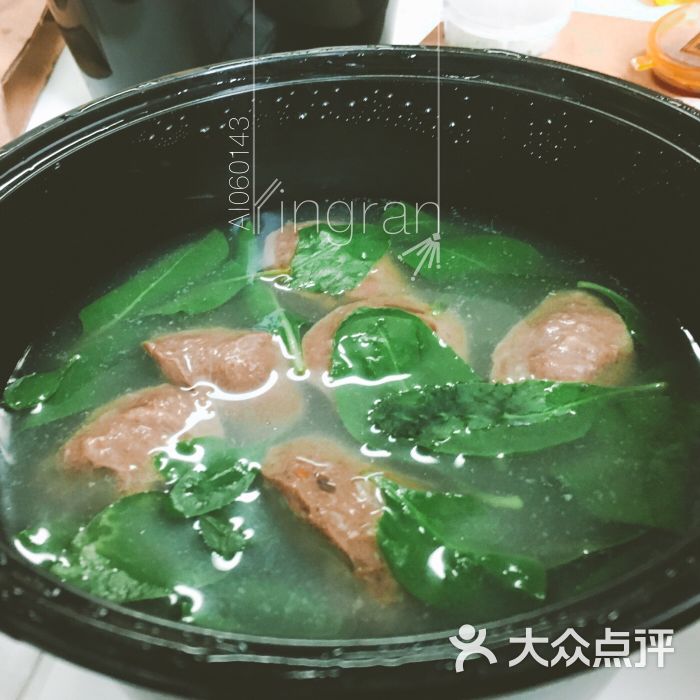 枸杞叶牛肉丸汤