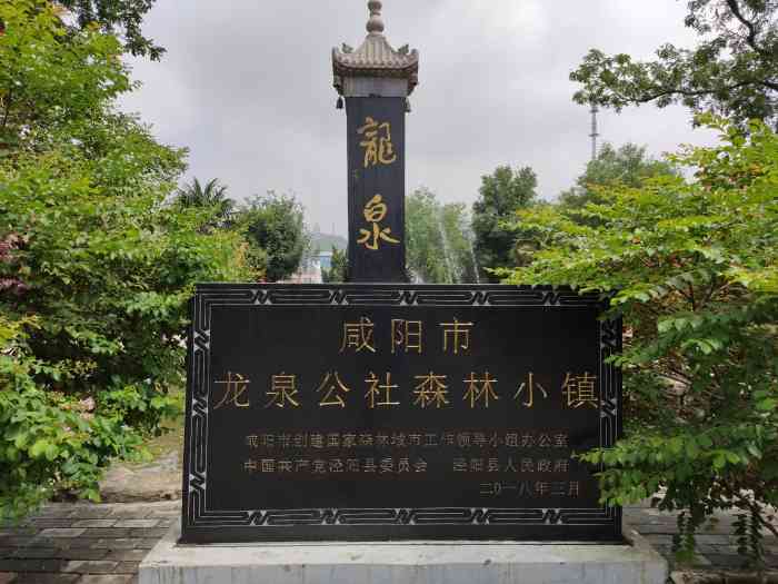 龙泉公社-"咸阳的一个算是景点的地方吧,在三元.进大.