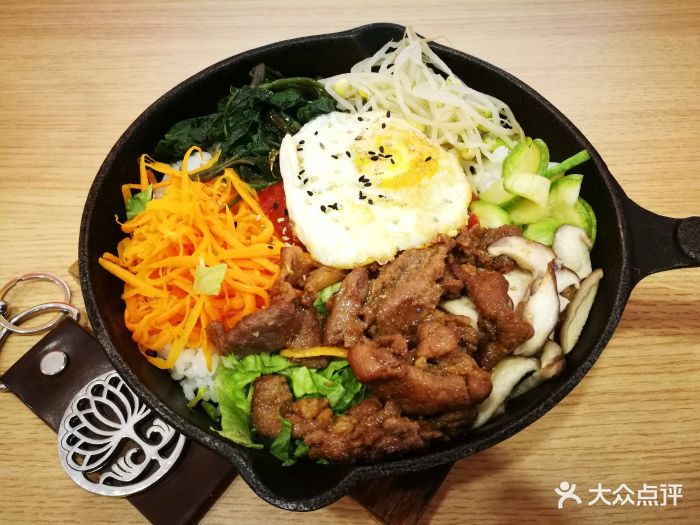 纯志家韩国料理(大洋百货店)烤肉拌饭图片 - 第1张