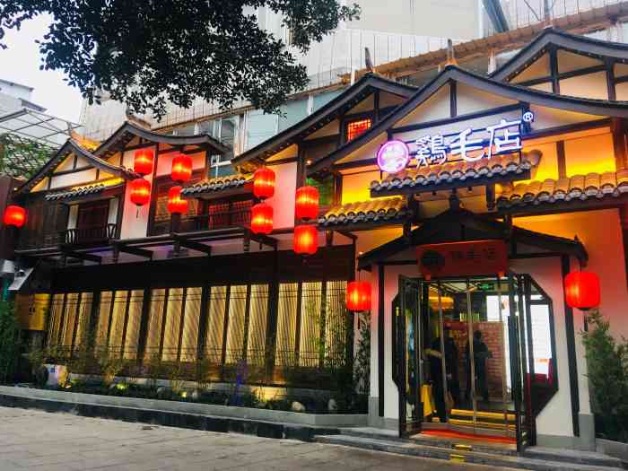 鸡毛店(沙湾店)-"金沙路又新开了一家鸡毛店,晚上散步