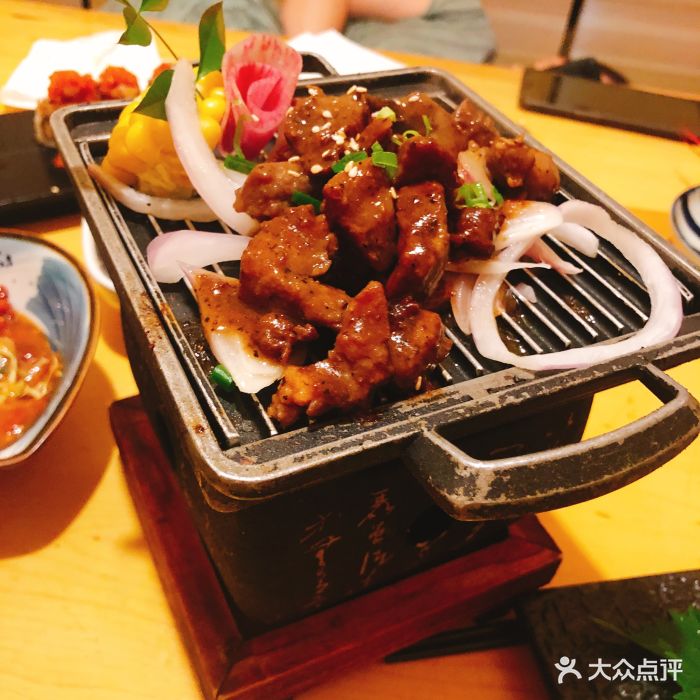 千之恋日本料理铁板牛肉粒图片 - 第2张