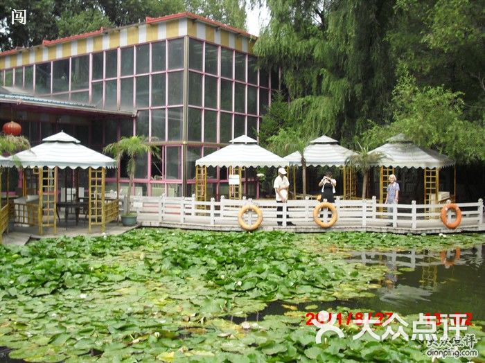 大鹅岛绿色生态园中餐厅湖边小亭子图片 第63张
