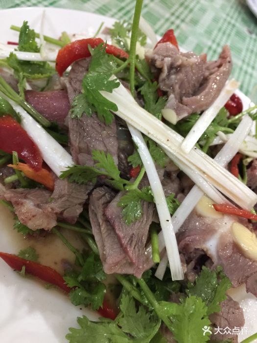 凉拌羊肉