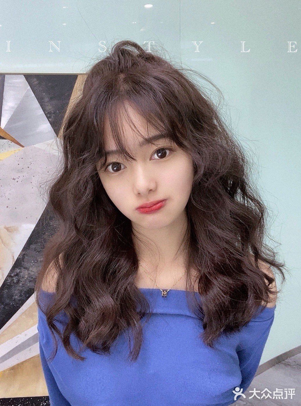 女生羊毛卷发型 少发星人最爱,重点是好打理