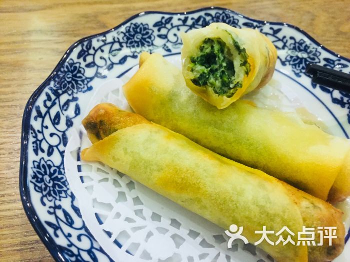 顾一碗馄饨·烧麦(南丹东路店)荠菜春卷图片 第4张