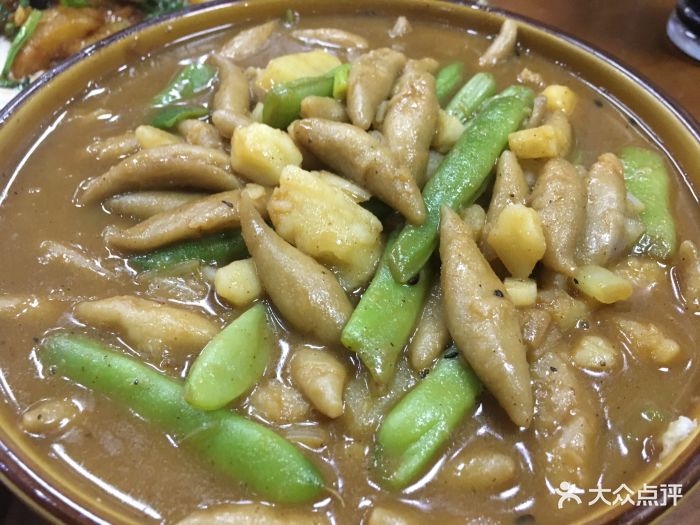 土豆豆角熬莜面鱼