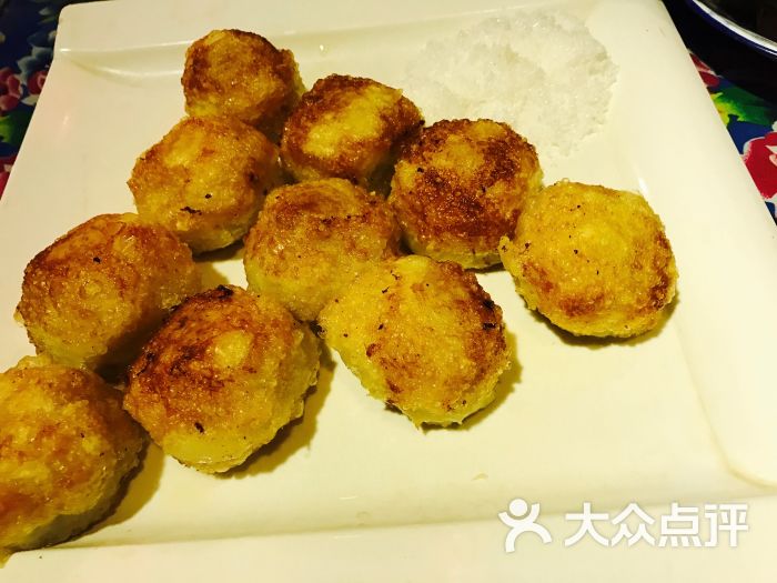 香煎粘豆包