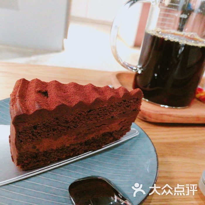 coffee craft·cc咖啡馆黑松露巧克力蛋糕图片-北京咖啡厅-大众点评网