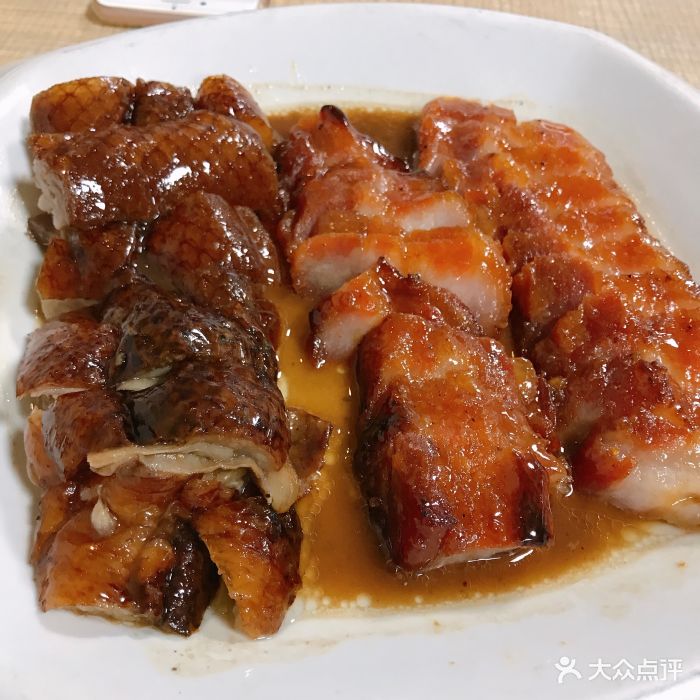 绿叶广式烧腊馆(东厅门店)叉烧烧鹅双拼图片 - 第329张