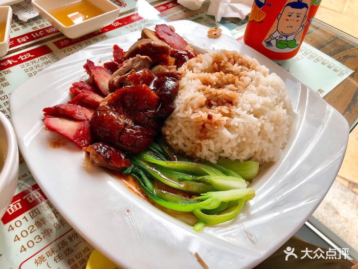 梅记港式茶餐厅(乐嘉汇店)烧味双拼饭图片 - 第3张