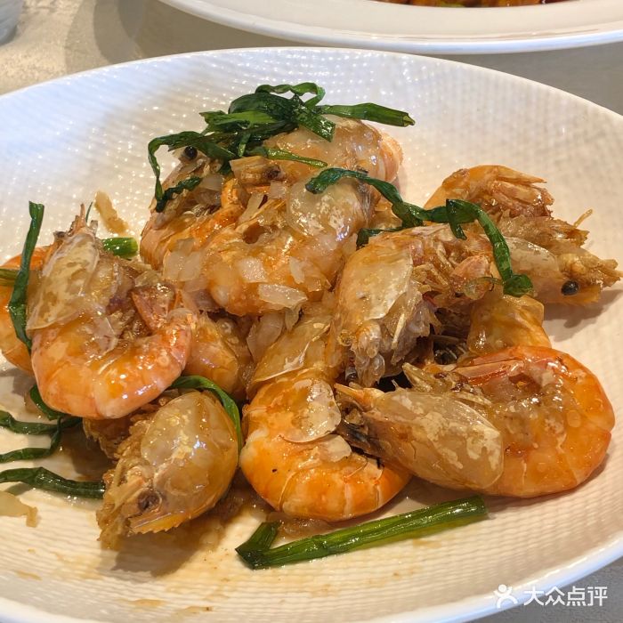 和平饭店龙凤厅上海油爆虾图片