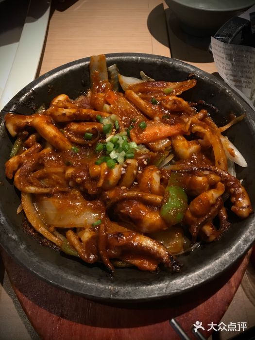 汉拿山石锅拌饭(财富购物中心店)石板鱿鱼图片