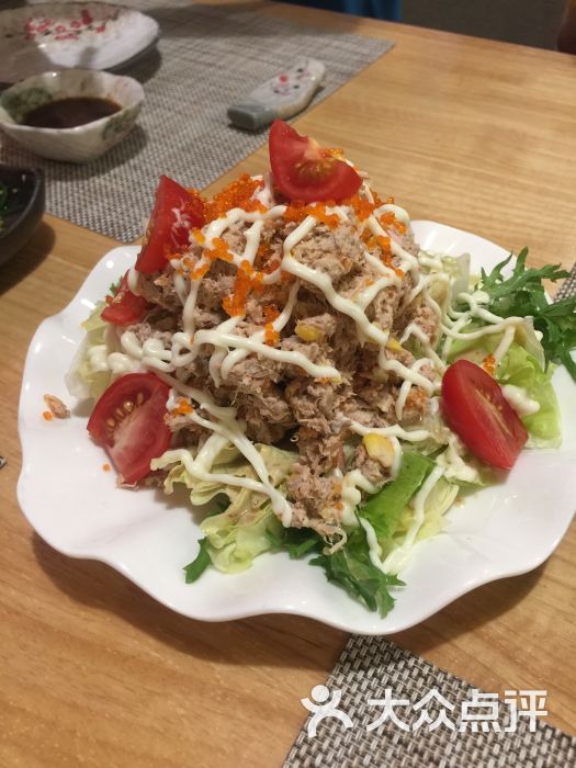 上野樱花-日式精致料理(置信路店)吞拿鱼沙拉图片 - 第252张