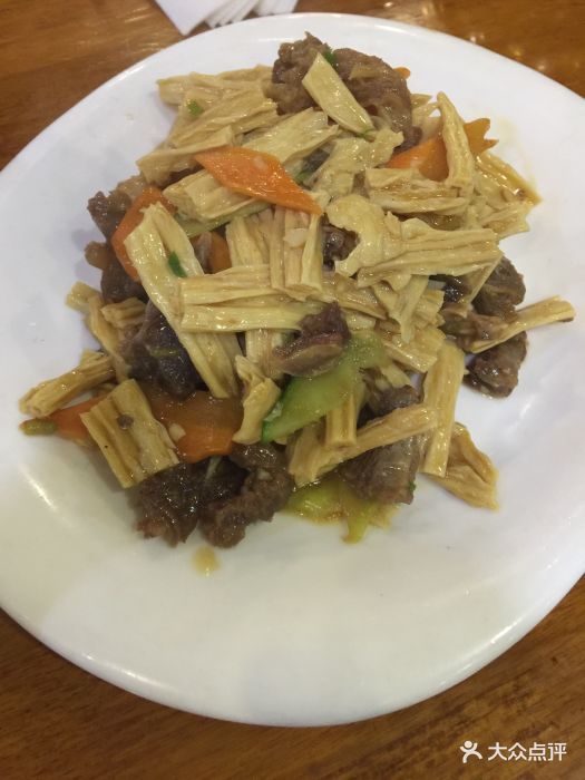 东北四季饺子王(浦东大道店)腐竹炒牛肉图片 - 第249张