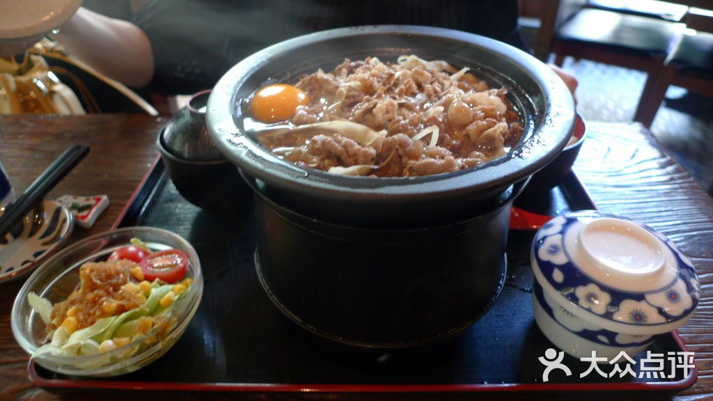 牛肉柳川锅套餐