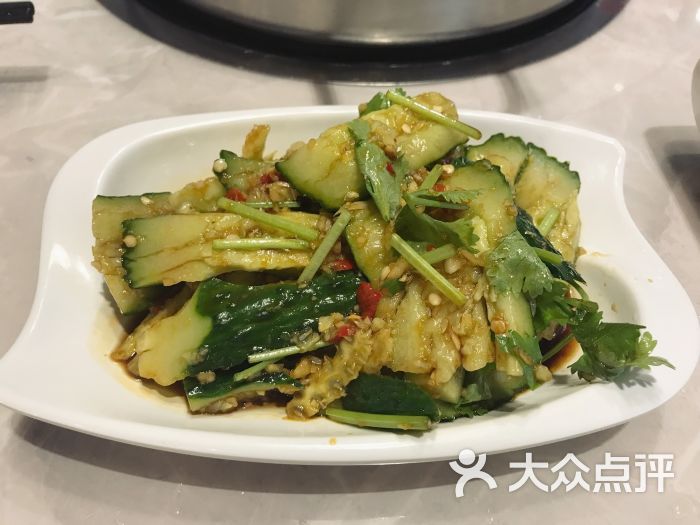 八合院潮汕牛肉火锅(暨大店)凉拌黄瓜图片 - 第4张