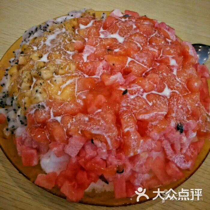 榴芒恋上冰(清城店)-超级土豪冰图片-清远美食