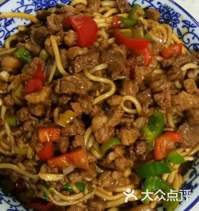 夏都老炒炮仗-老炒面片图片-西宁美食