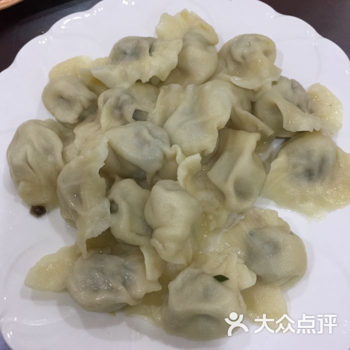 小清花剁肉饺子馆羊肉芹菜水饺图片 - 第3张