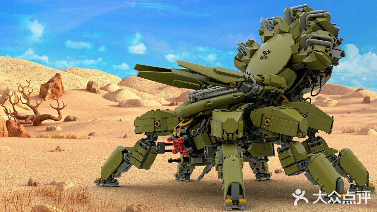 lego机甲战士系列moc可怜可怜重型蛛甲