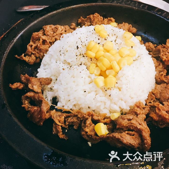 味千拉面(银河国际店)烧肥牛铁板饭图片 - 第1张