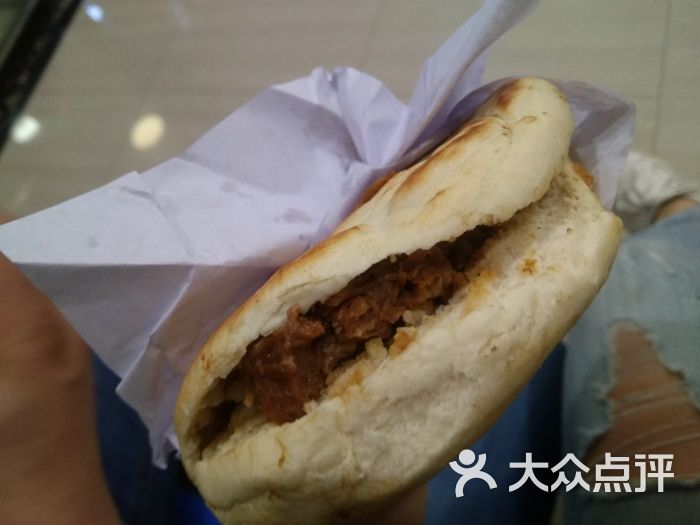 秦豫肉夹馍(东木头市店)-纯瘦肉夹馍图片-西安美食