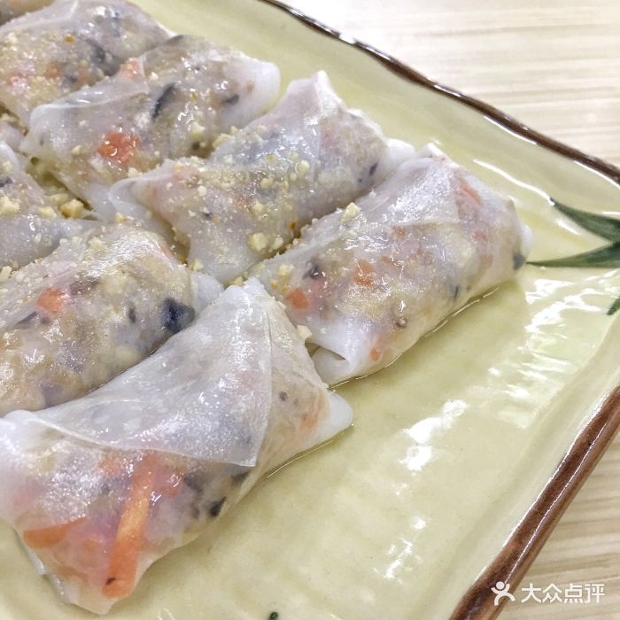 瑶柱粥-虾仁卷粉包-菜-虾仁卷粉包图片-从化区美食