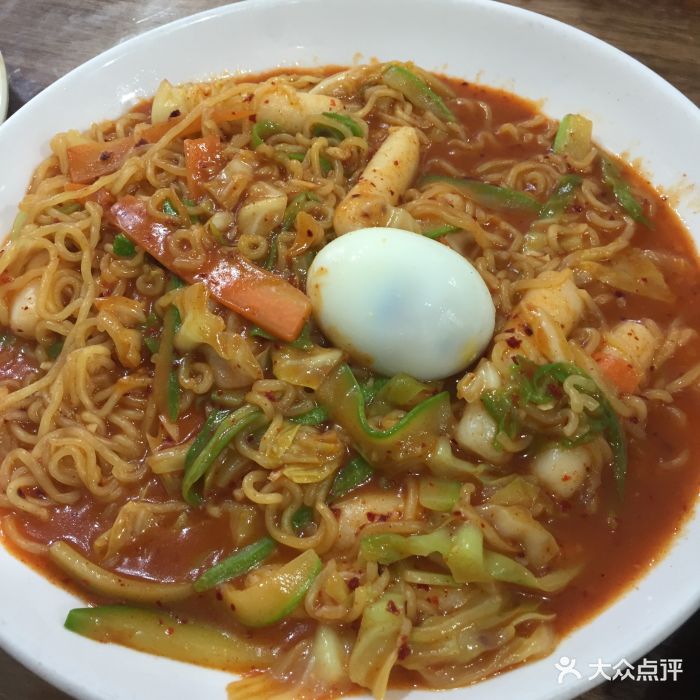 长白山韩国料理(演武路店)炒年糕辛拉面图片 - 第277张