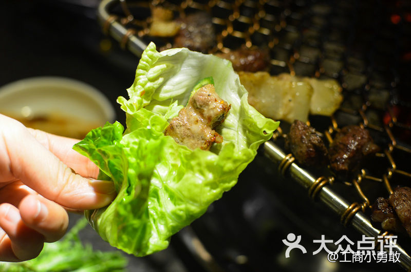 巨宝盆炭火烤肉(九街店)生菜包五花肉图片 - 第85张