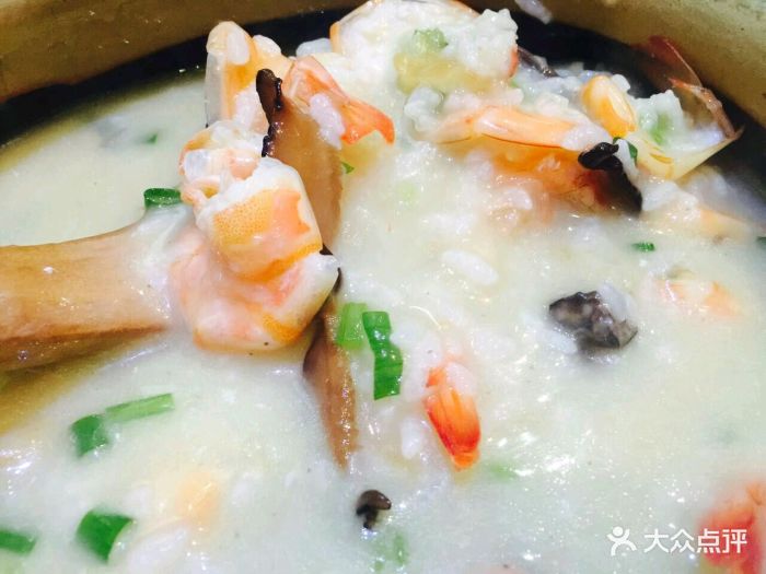 潮你妹潮汕砂锅粥(奥城店)鲜虾黄鳝粥图片