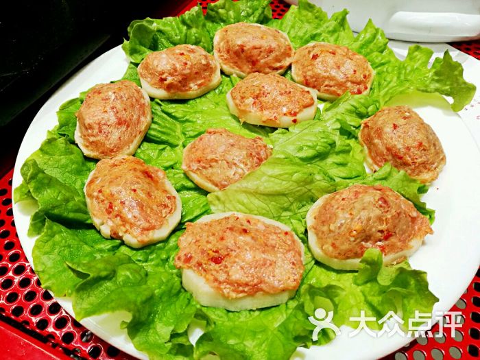 鲜肉藕盒