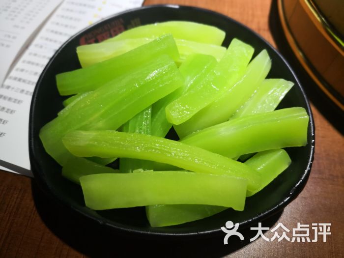 红盔甲(永新坊店-莴笋图片-上海美食-大众点评网