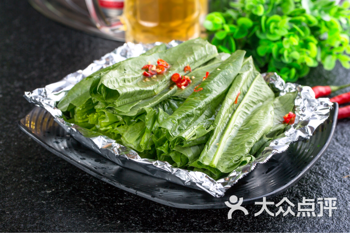 锡纸油麦菜