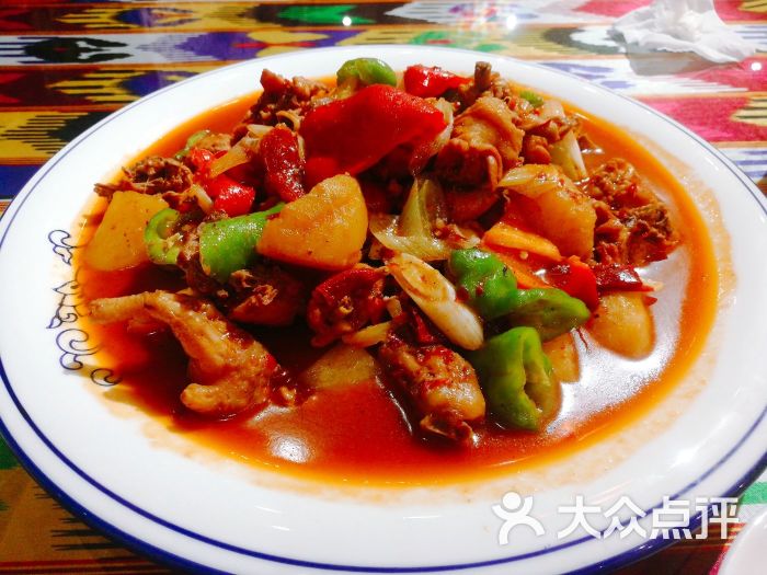 西玉美石新疆菜-新疆大盘鸡图片-石家庄美食-大众点评