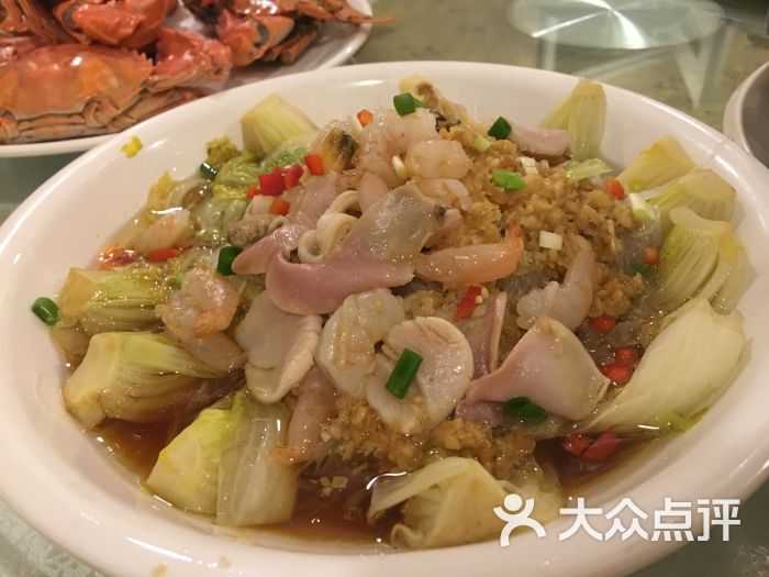 蟹子楼(振工街店-蒜蓉海鲜娃娃菜图片-大连美食-大众点评网