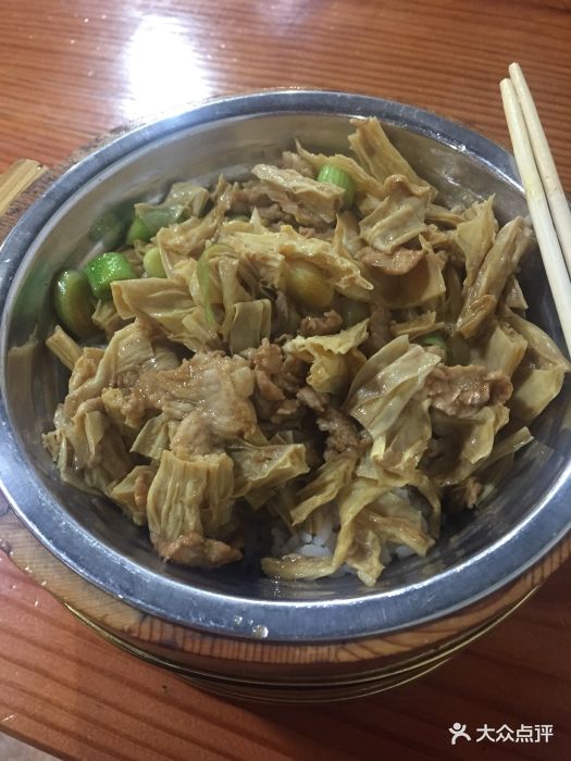 原味木桶饭(小范街店)腐竹肉片饭图片 - 第2张