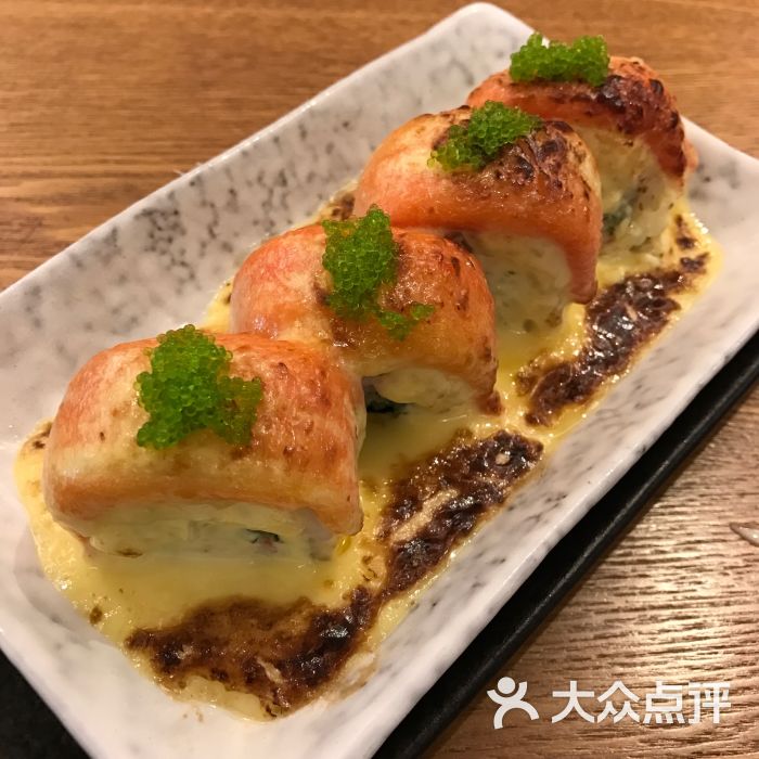 弥生日式料理-黄金蟹柳焗卷图片-广州美食-大众点评网