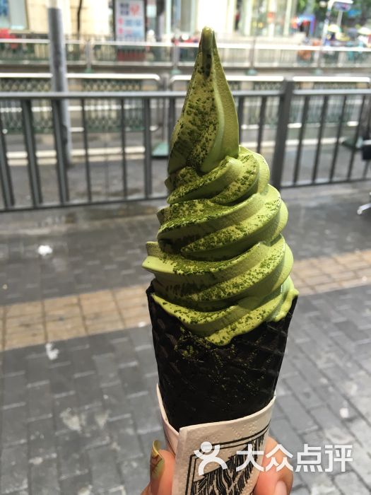 无邪日式图片(手绘巷店)抹茶冰激淋甜品-第5张景观设计淘淘写生图片