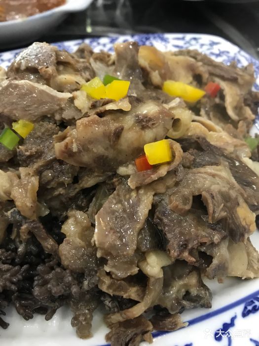 龙爪菇炒牛脸肉